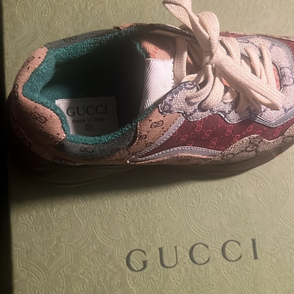 GG Rhyton Canvas Fashion Sneakers - Picture 10 of 11